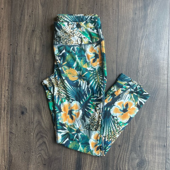 Sweaty Betty Pants - Sweaty Betty Women Tropical Floral Print 7/8 Length Leggings Size Small